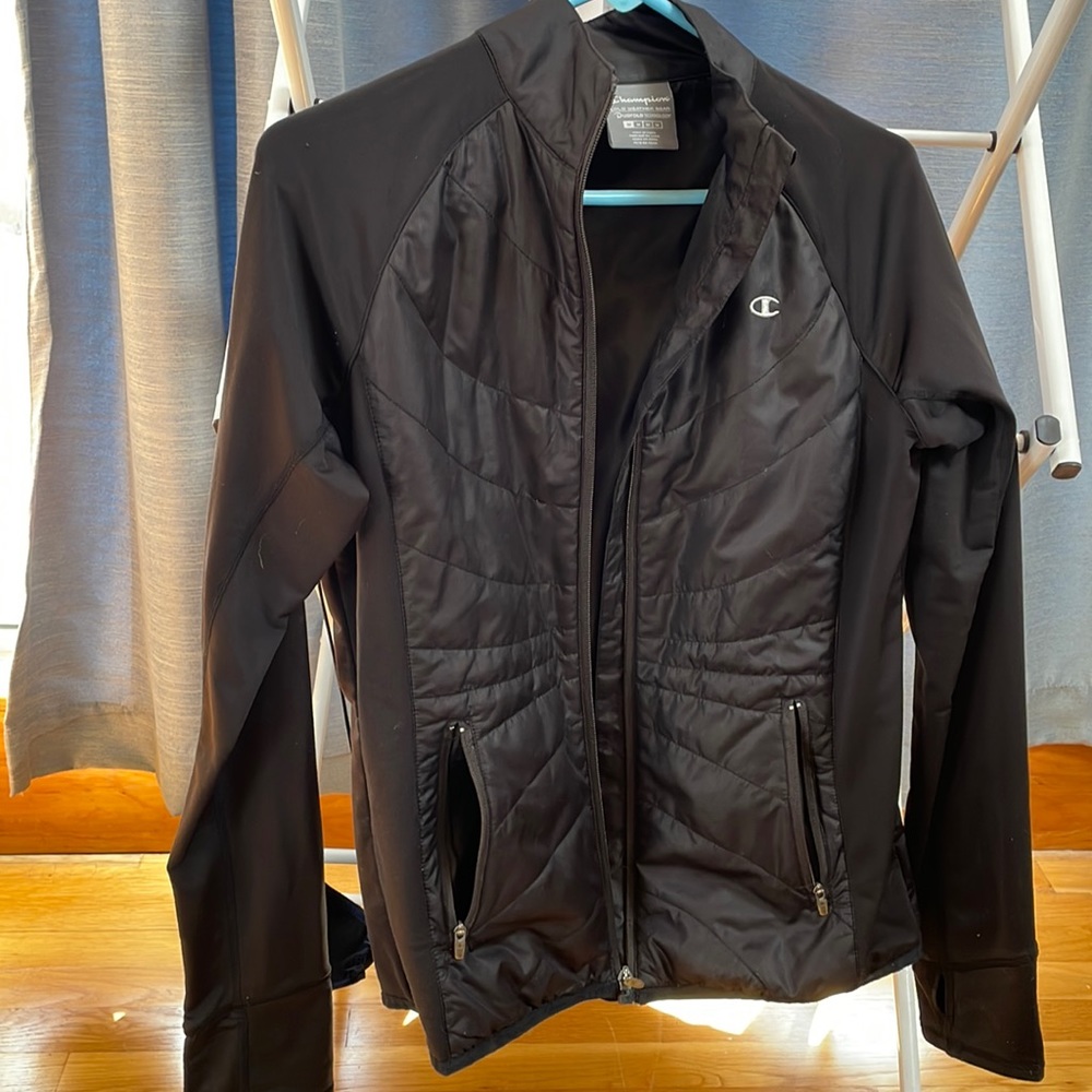 Champion jacket workout